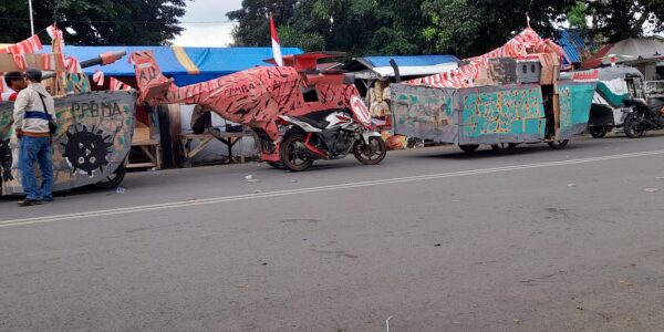 Perkumpulan Pengemudi Becak Motor Arga Makmur ( PPBMA ) Ikut Serta Dalam Memeriahkan HUT Ke 78 Pada 17 Agustus 2023