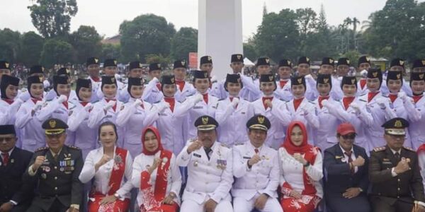 17Agustus 2023 Bupati BU Ir. H.Mian Bertindak sebagai Inspektur Upacara