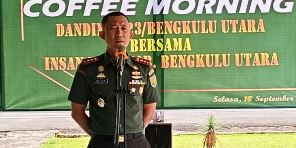 Dandim 0423/BU Undang Insan Pers Coffee Morning