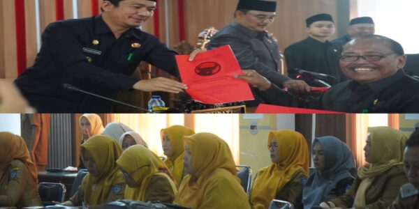 Paripurna DPRD Kabupaten Bengkulu Sampaikan Pandangan Umum Tiga Nota Raperda Pengantar Bupati