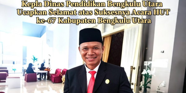 Dispendik Bengkulu Utara Apresiasi Sukses HUT ke-67, Jadikan Momentum Perkuat Pendidikan dan Kebersamaan