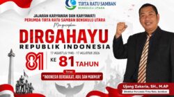 Dirgahayu RI ke-81 Tahun 2026, Perumda Tirta Ratu Samban Titip Pesan: Rawat Persatuan, Bangun Indonesia Bersama